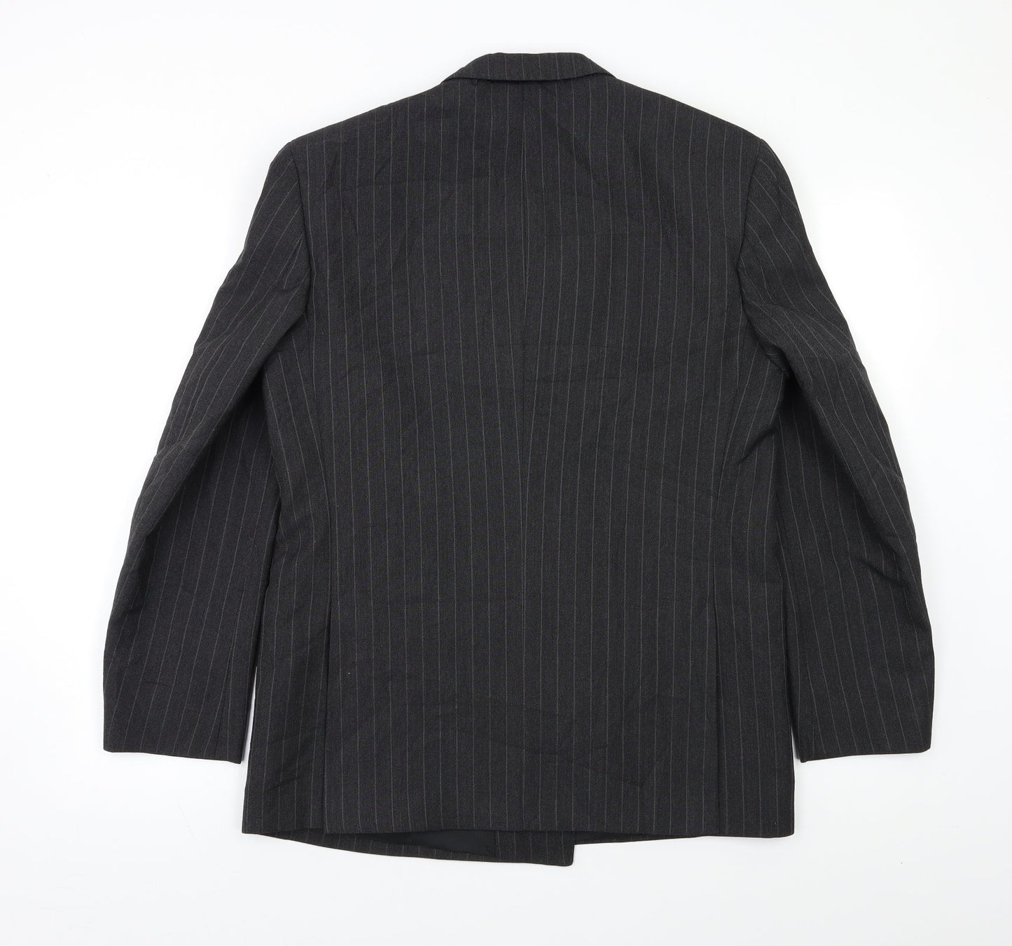C&A Womens Black Striped  Jacket Blazer Size 38