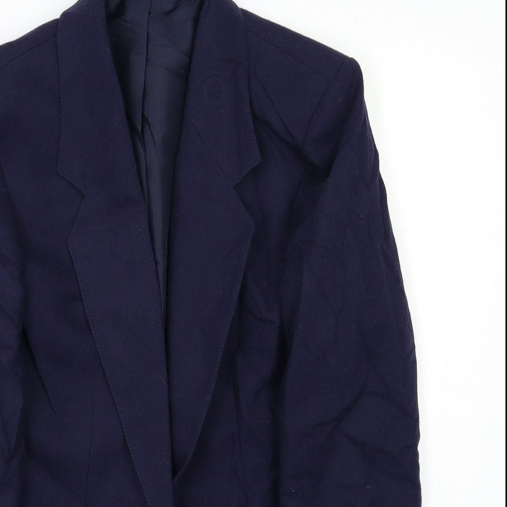 Womens UK Size S Preworn Blue Kimono Coat