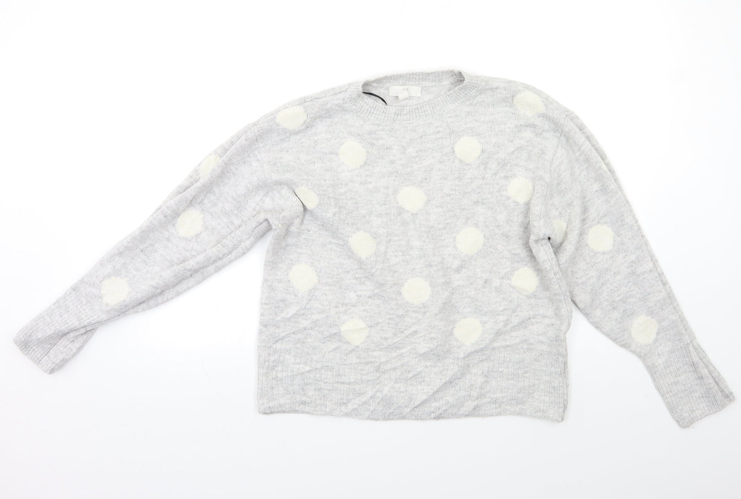 Womens UK Size S H&M Grey Pullover Jumper