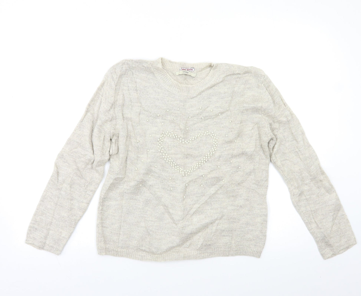 George Womens Beige   Pullover Jumper Size 8