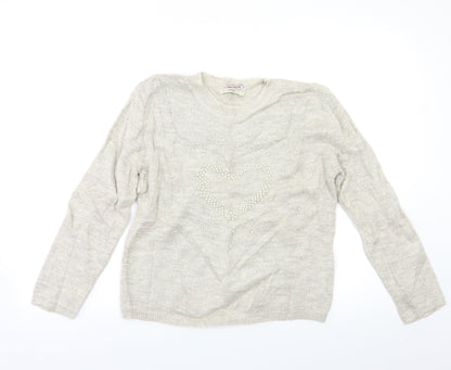 George Womens Beige   Pullover Jumper Size 8