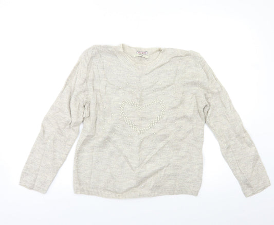 George Womens Beige   Pullover Jumper Size 8