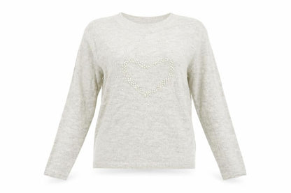 Womens UK Size 8 George Beige Pullover Jumper