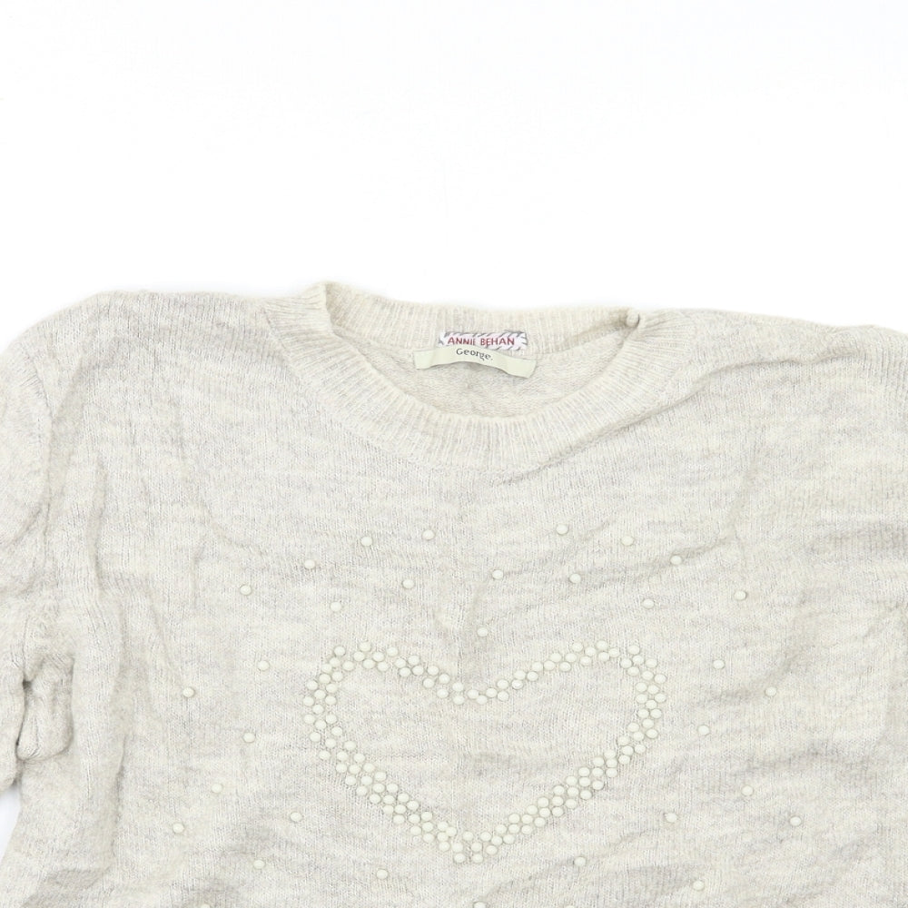 George Womens Beige   Pullover Jumper Size 8