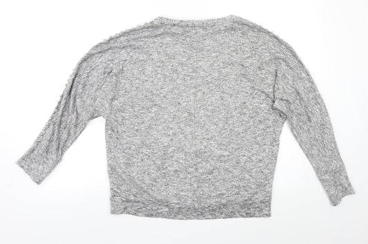 Dorothy Perkins Womens Grey   Pullover Jumper Size 14