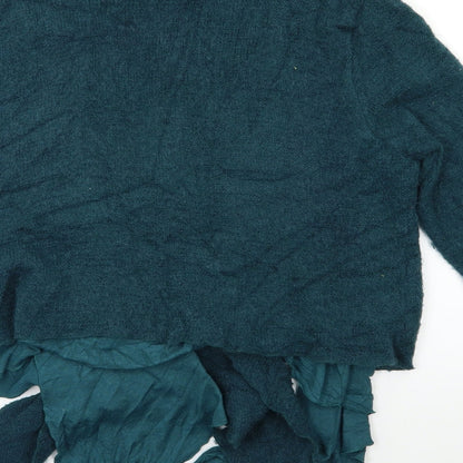 texmaix Womens Green   Cape Jumper Size 14