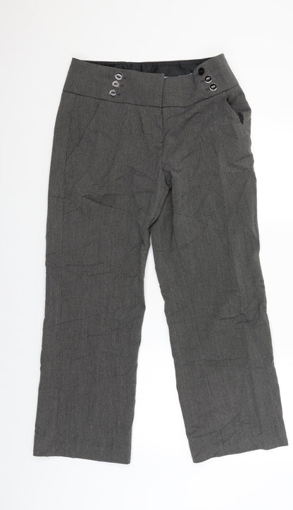 Womens UK Size 12 Marks and Spencer Regular Fit  Black Trousers