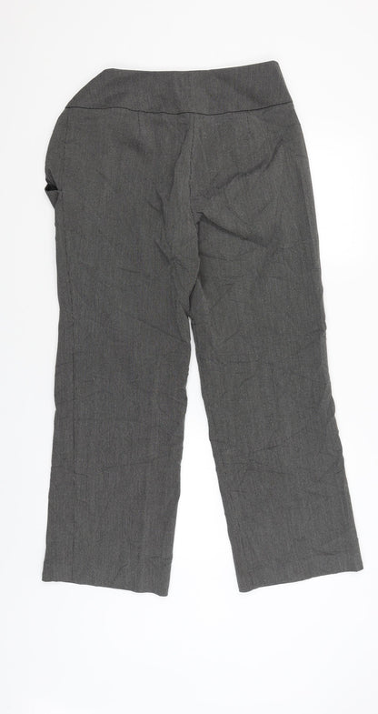 Womens UK Size 12 Marks and Spencer Regular Fit  Black Trousers
