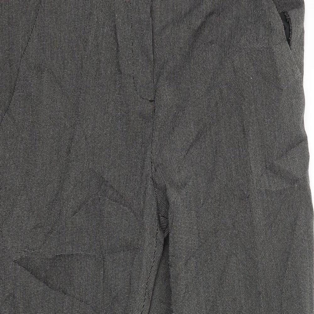 Womens UK Size 12 Marks and Spencer Regular Fit  Black Trousers