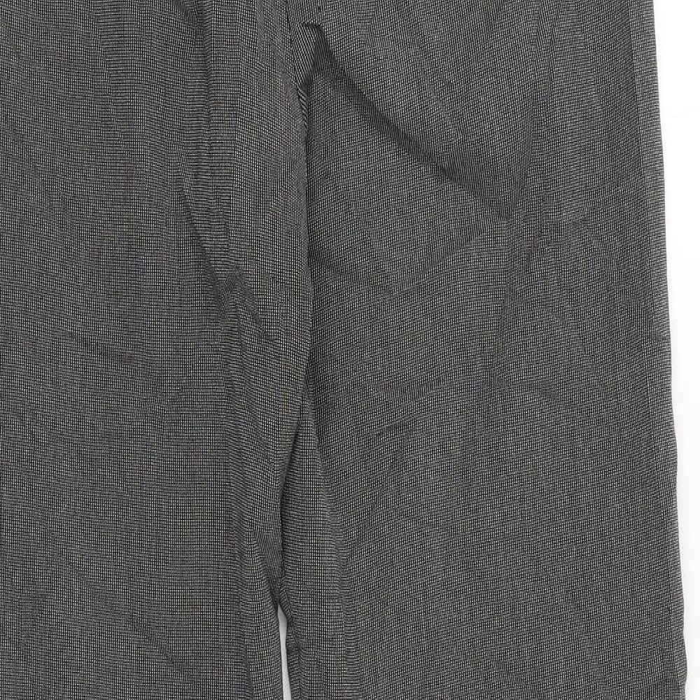 Womens UK Size 12 Marks and Spencer Regular Fit  Black Trousers