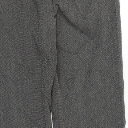 Womens UK Size 12 Marks and Spencer Regular Fit  Black Trousers