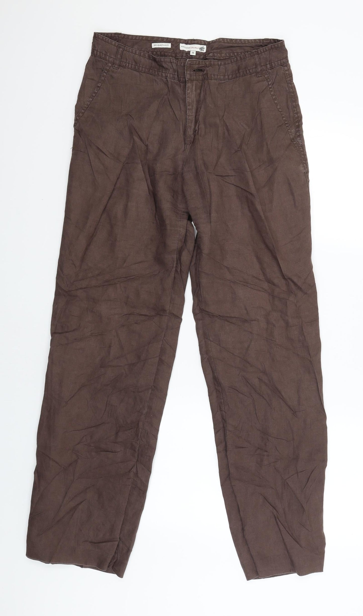 Vacknox  Womens Brown   Chino Trousers Size 36 L31 in