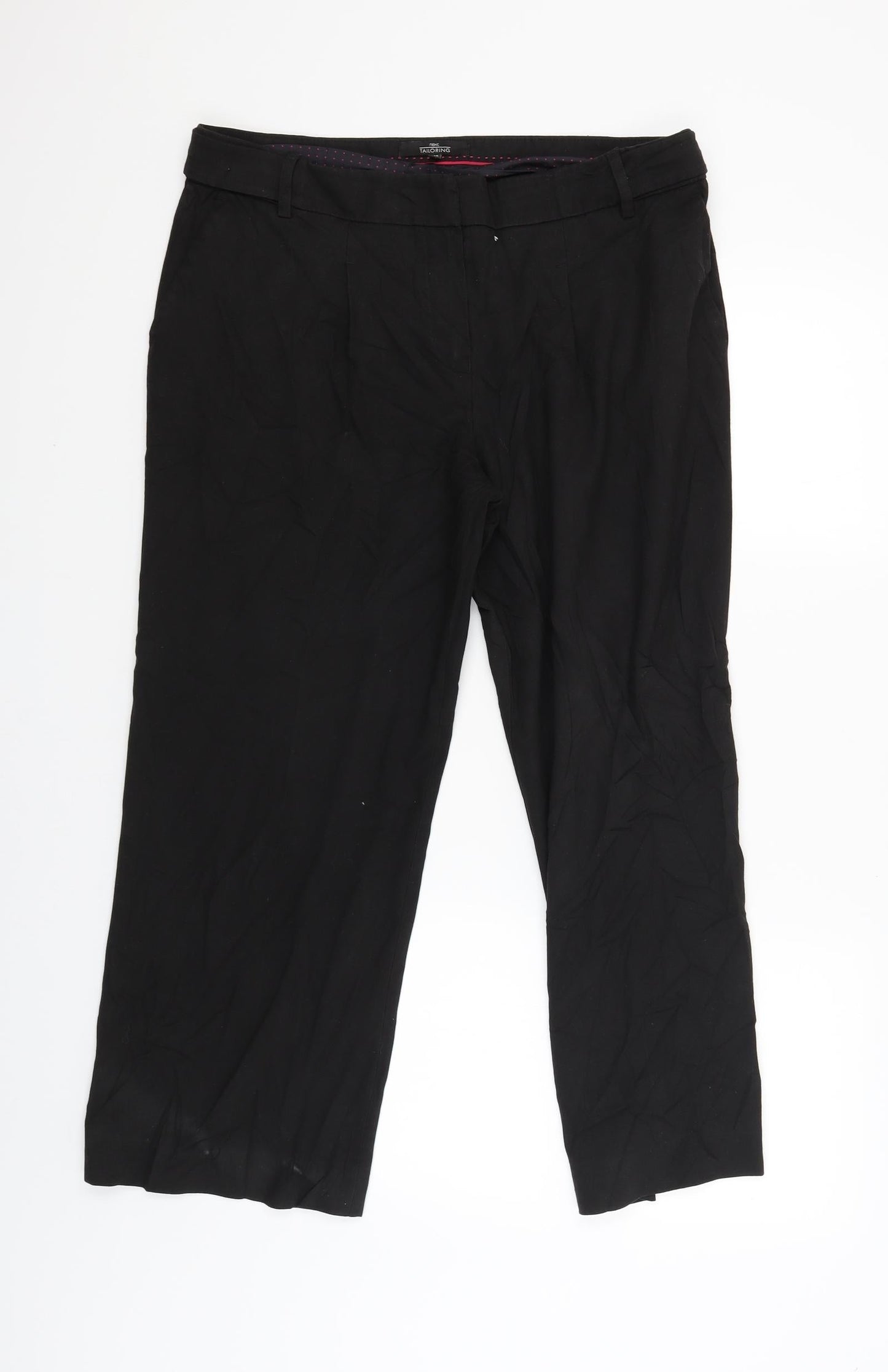 NEXT Womens Black   Trouser Suit Suit Trousers Size 14 L25 in