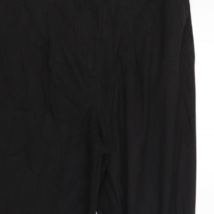 NEXT Womens Black   Trouser Suit Suit Trousers Size 14 L25 in