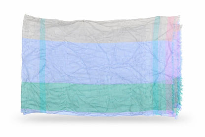 Preworn Womens Multicoloured Check   Shawl/Wrap