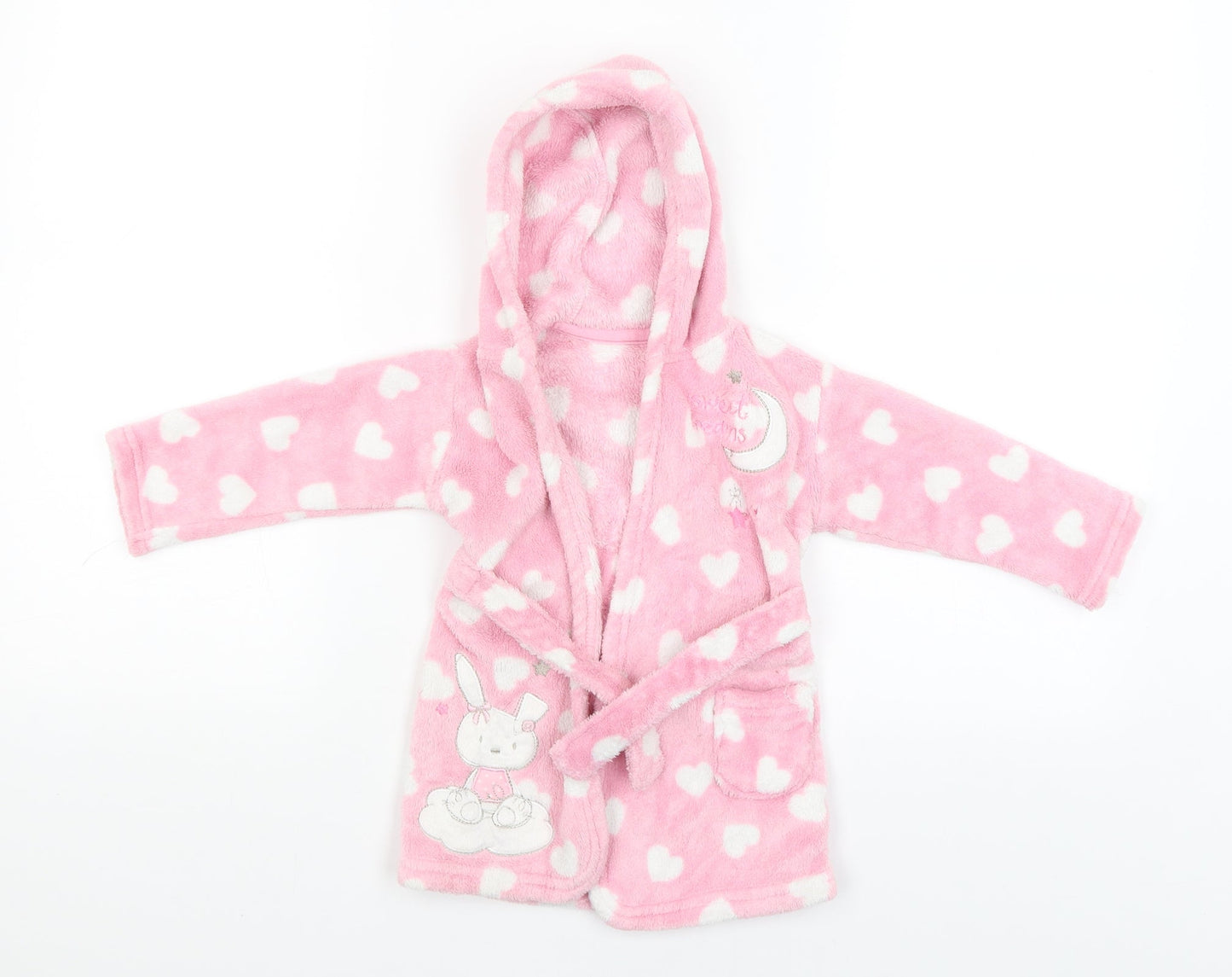 George Girls Pink   Babydoll Gown Size 6-9 Months