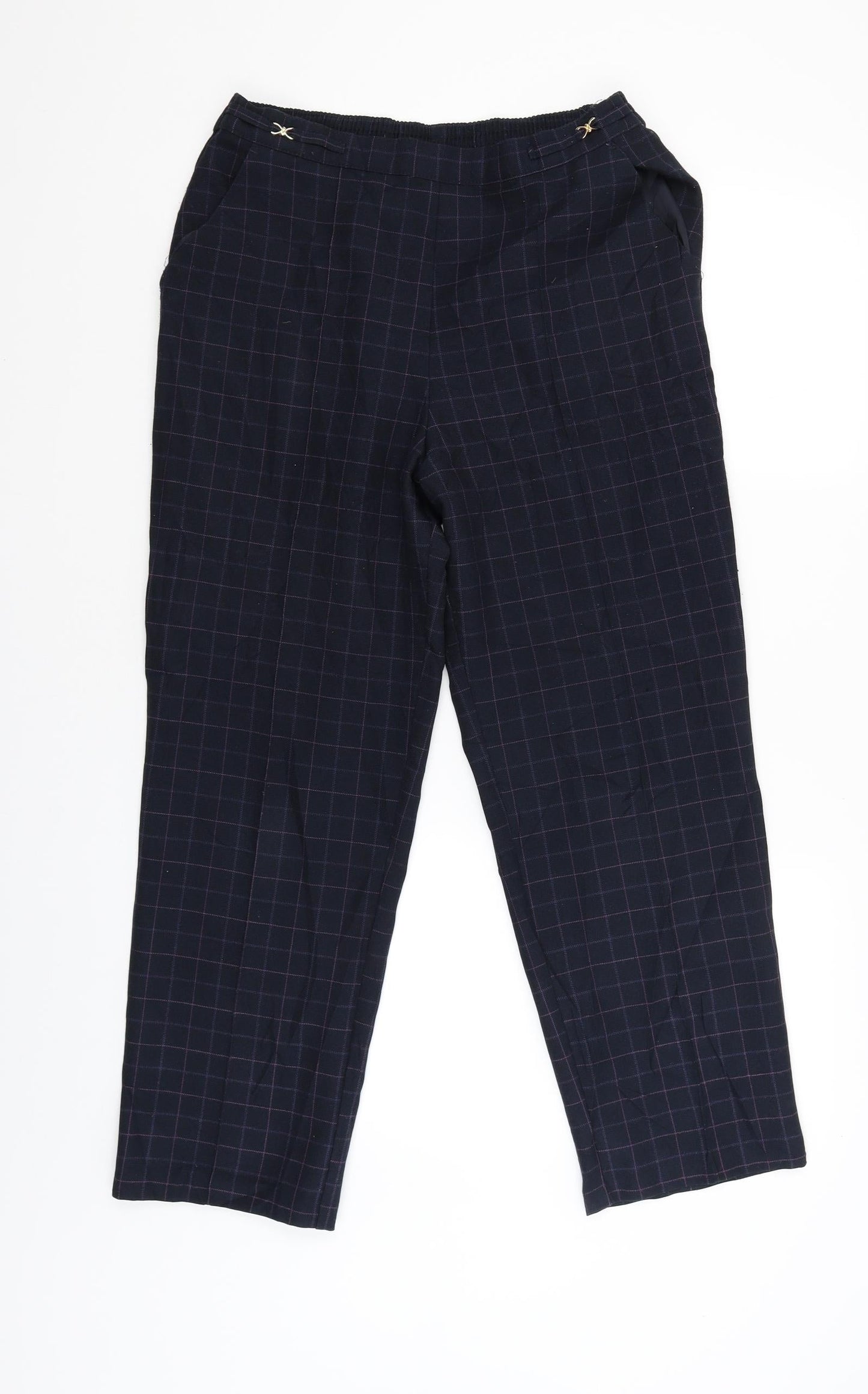 Womens UK Size 12 Marks and Spencer Regular Fit Jegging Blue Trousers