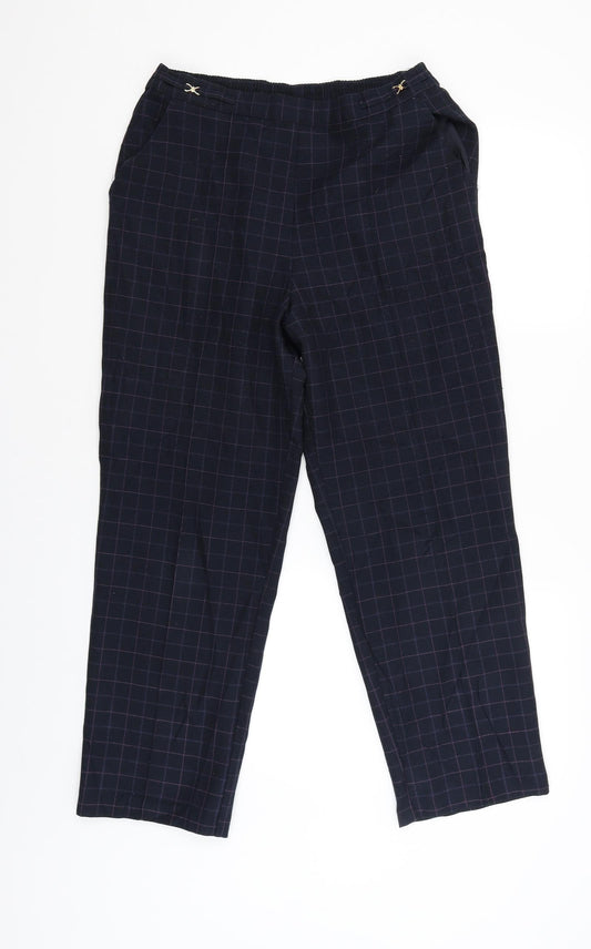Womens UK Size 12 Marks and Spencer Regular Fit Jegging Blue Trousers