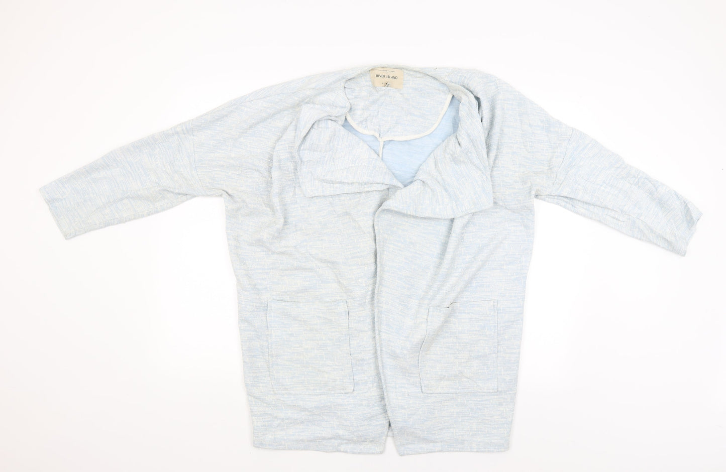 Womens UK Size 12 River Island Blue Cardigan Jumper