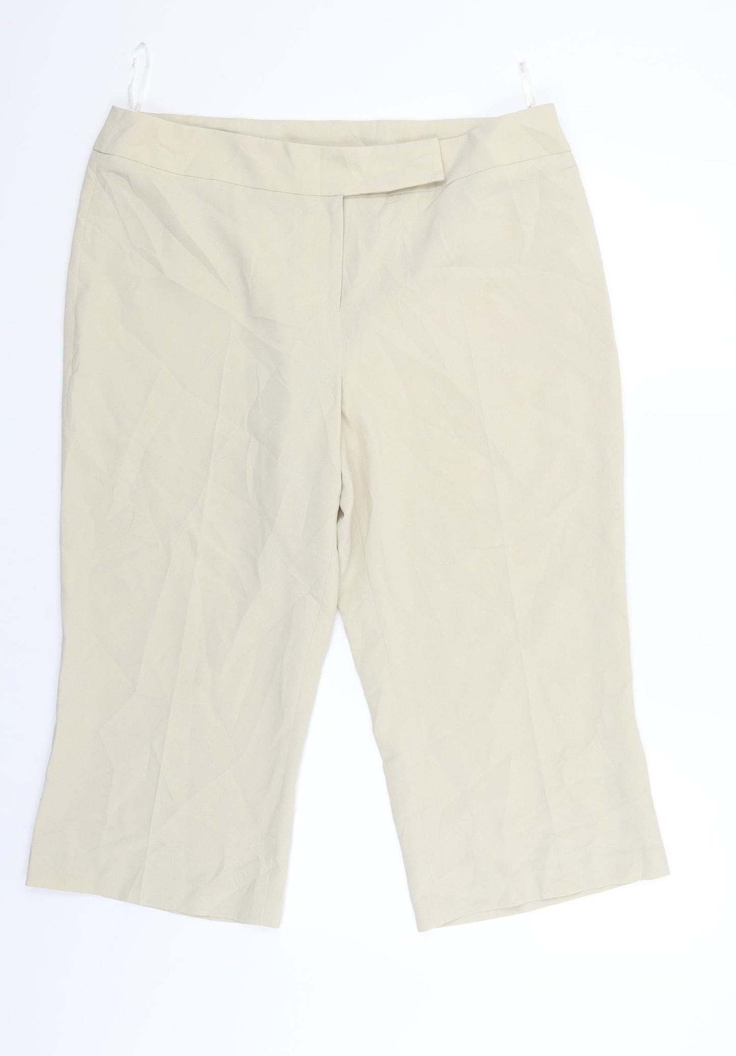 Womens UK Size 18 Evie Regular Fit  Beige Trousers
