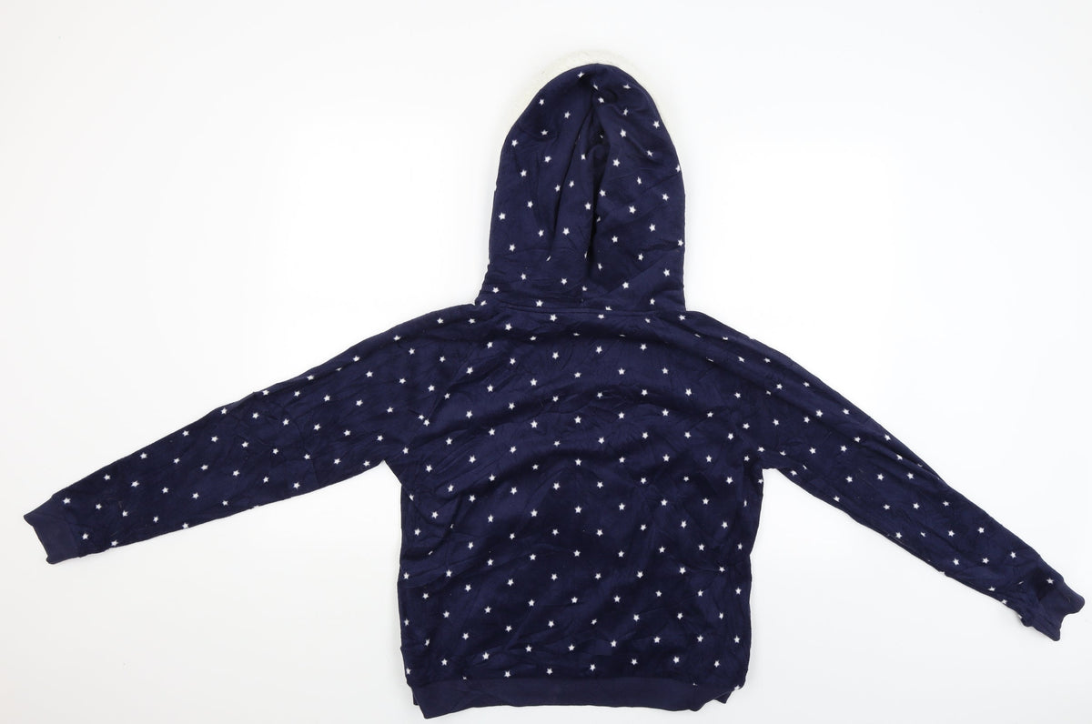 Marks & Spencer Womens Blue   Pullover Hoodie Size 14
