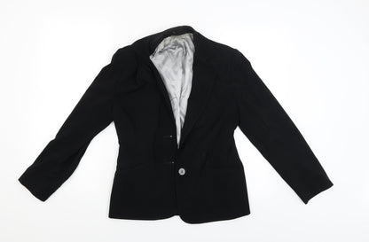BHS Womens Black   Jacket Blazer Size 8