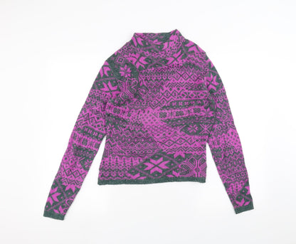 Womens UK Size S French Connection Purple Pullover Jumper