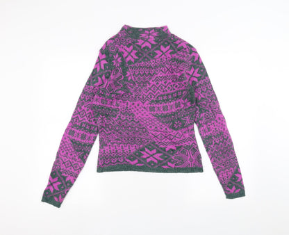 Womens UK Size S French Connection Purple Pullover Jumper