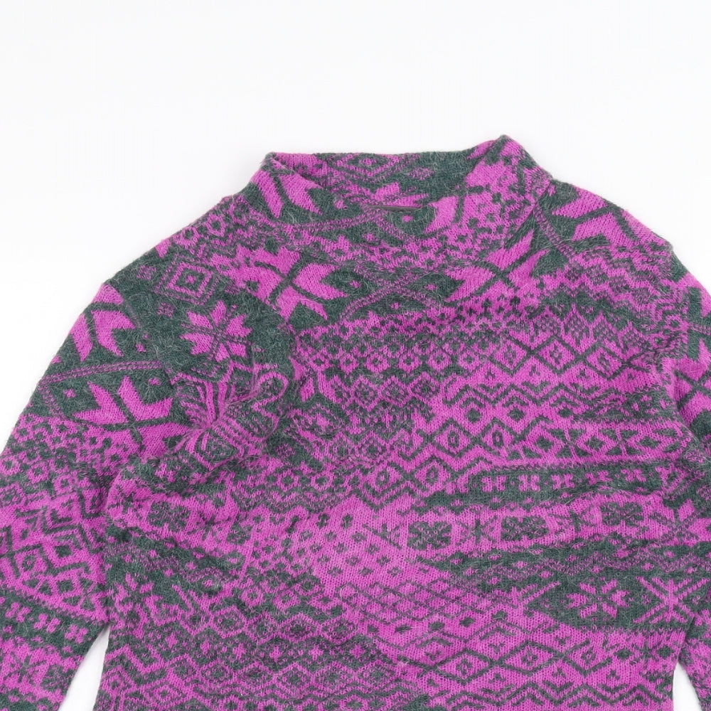 Womens UK Size S French Connection Purple Pullover Jumper