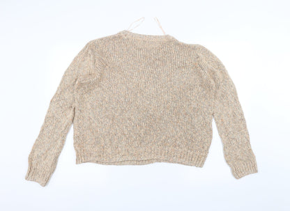 George Womens Pink  Knit Pullover Jumper Size 16