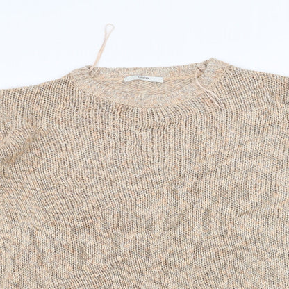 George Womens Pink  Knit Pullover Jumper Size 16