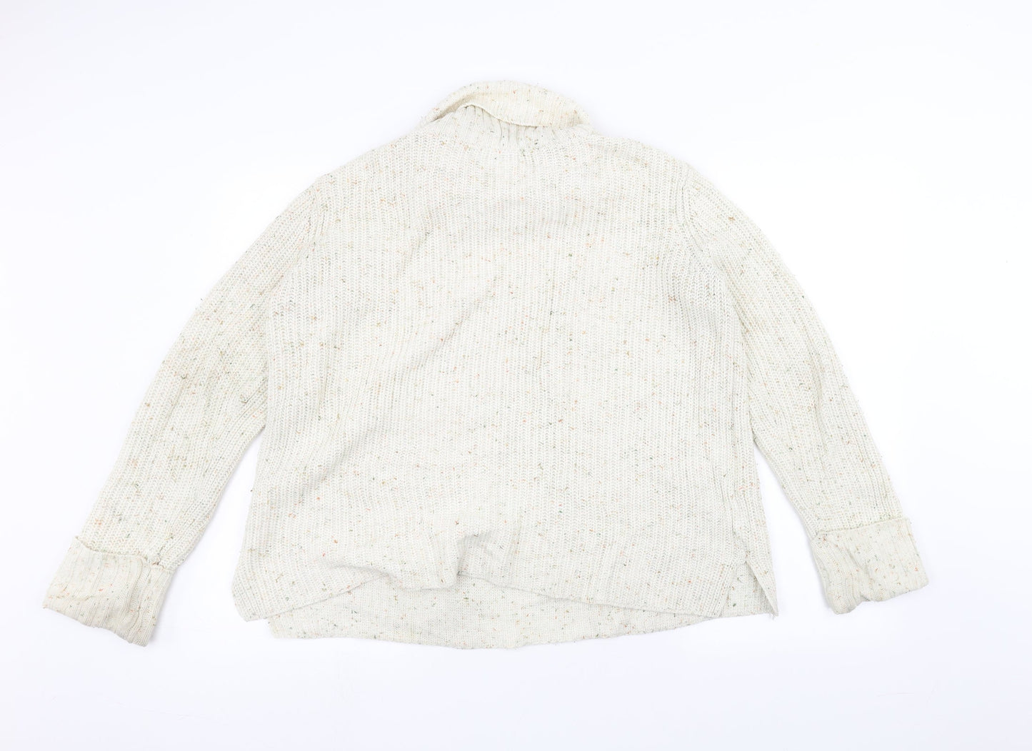 Womens UK Size 10 Warehouse White Pullover Jumper