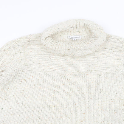 Womens UK Size 10 Warehouse White Pullover Jumper