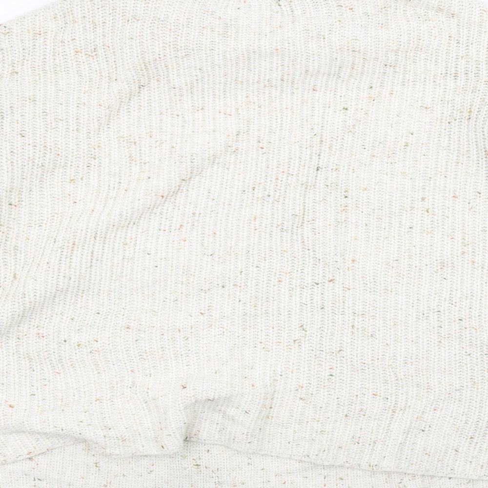 Womens UK Size 10 Warehouse White Pullover Jumper