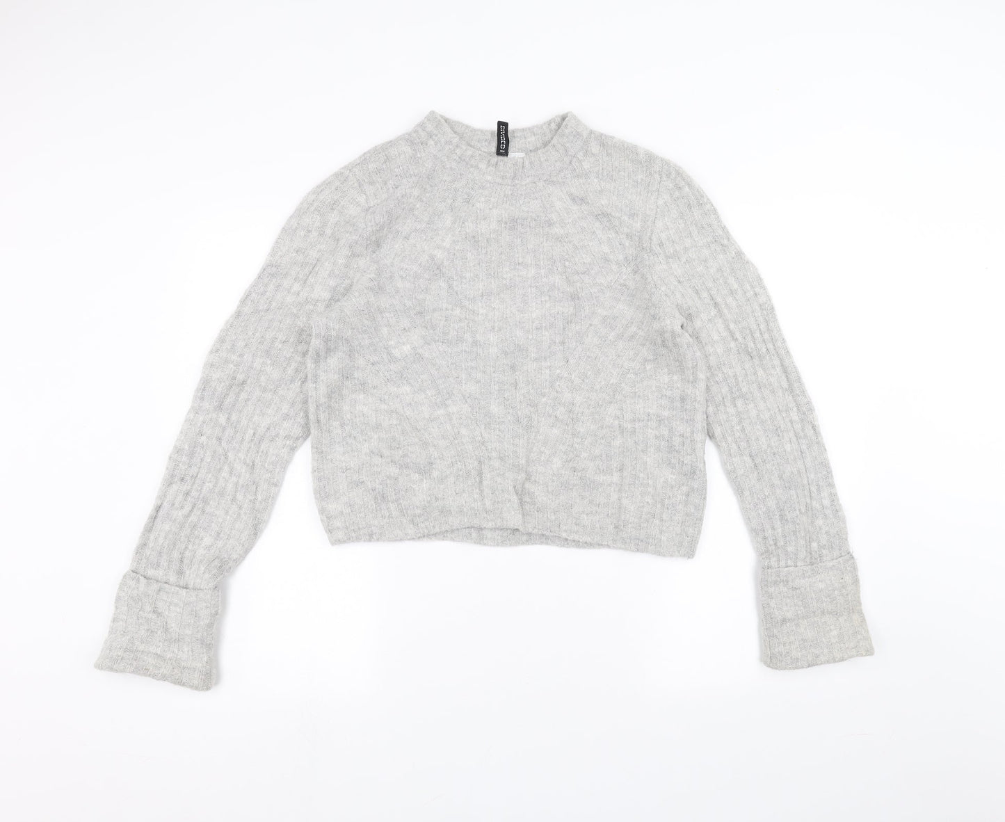 Womens UK Size S H&M Grey Pullover Jumper