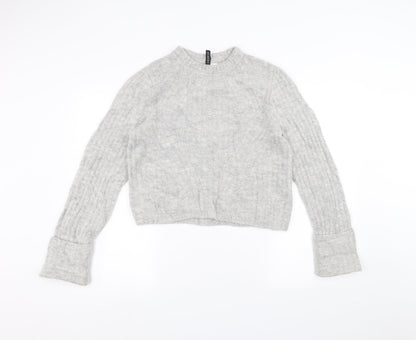 Womens UK Size S H&M Grey Pullover Jumper