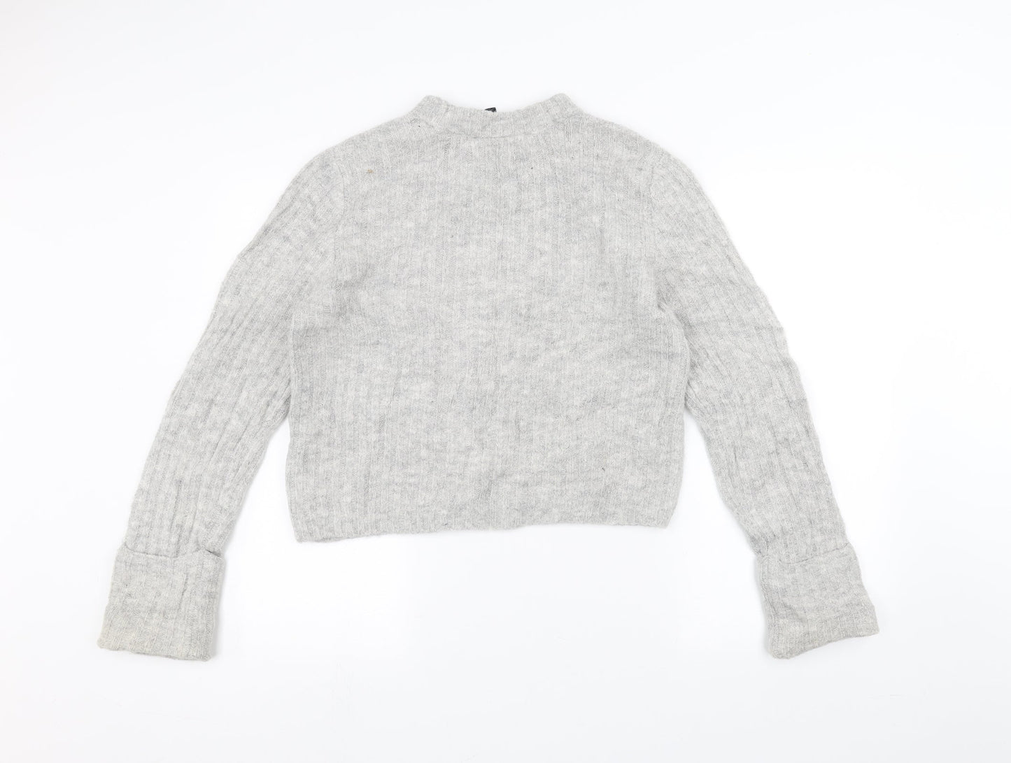 Womens UK Size S H&M Grey Pullover Jumper