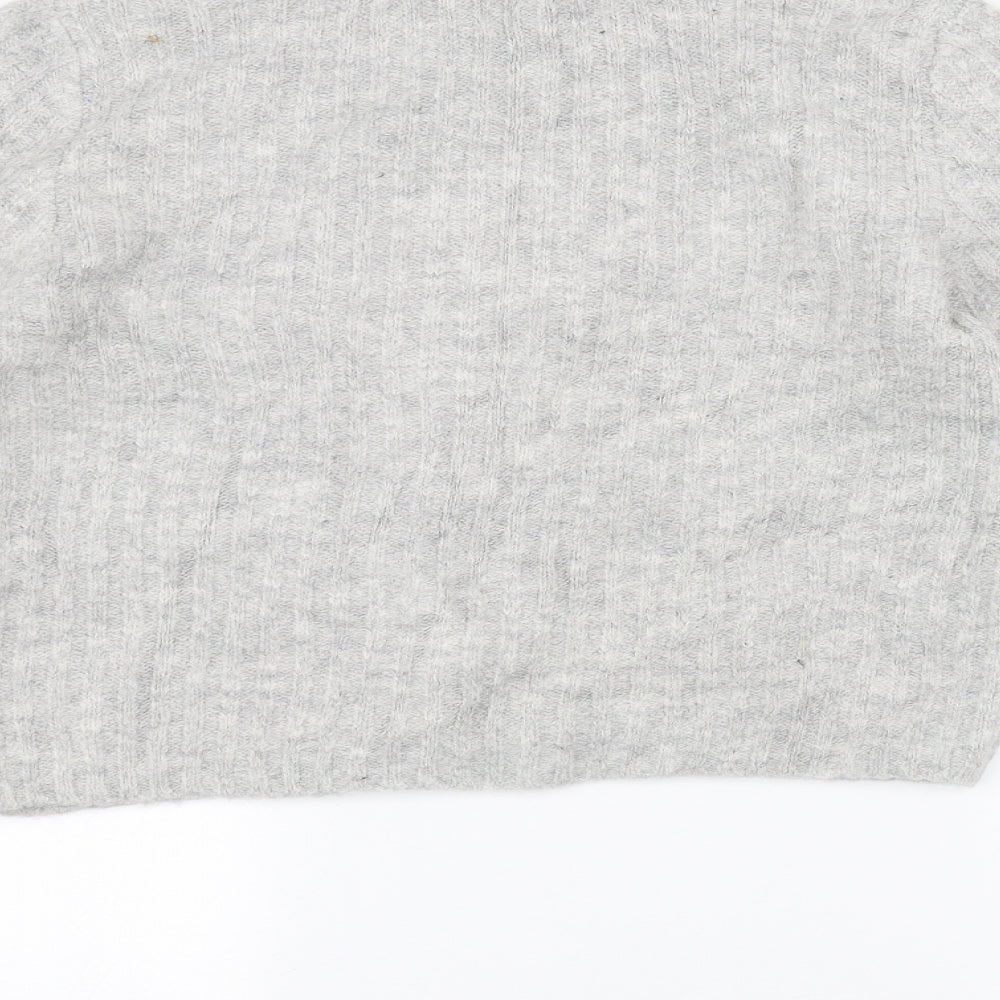 Womens UK Size S H&M Grey Pullover Jumper