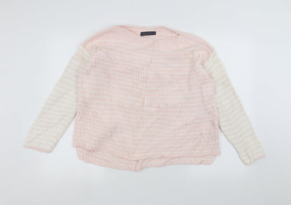 Womens UK Size L Marks and Spencer Pink Pullover Jumper
