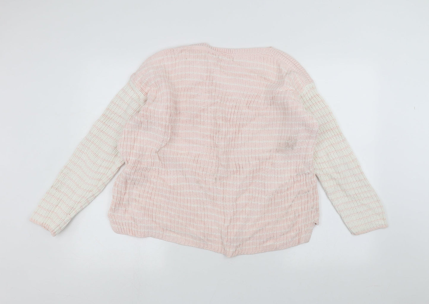Womens UK Size L Marks and Spencer Pink Pullover Jumper