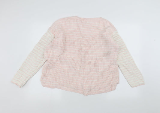 Womens UK Size L Marks and Spencer Pink Pullover Jumper