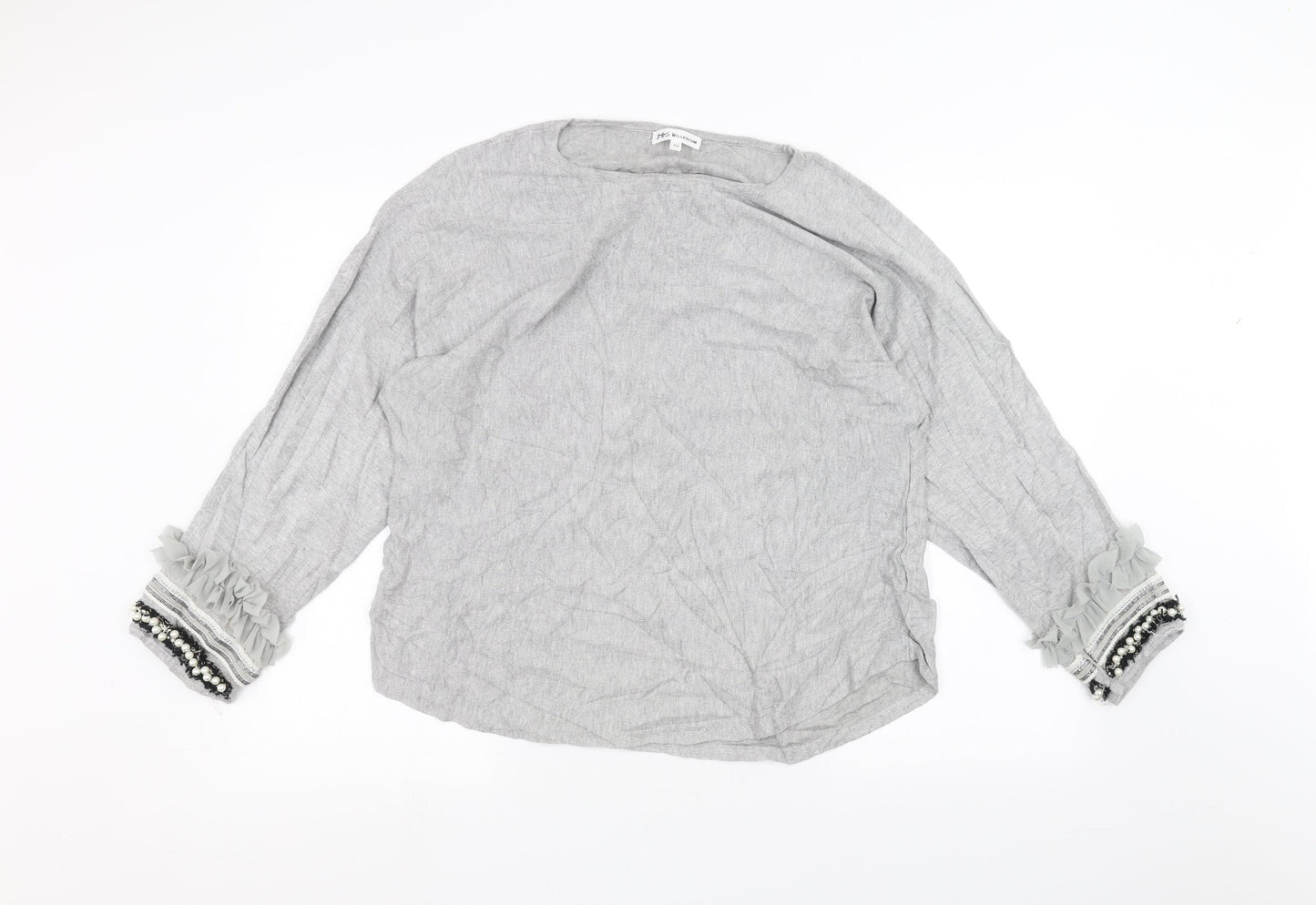 Womens UK Size One Size Millenium Grey Pullover Jumper