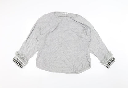 Womens UK Size One Size Millenium Grey Pullover Jumper