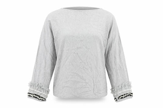 Womens UK Size One Size Millenium Grey Pullover Jumper