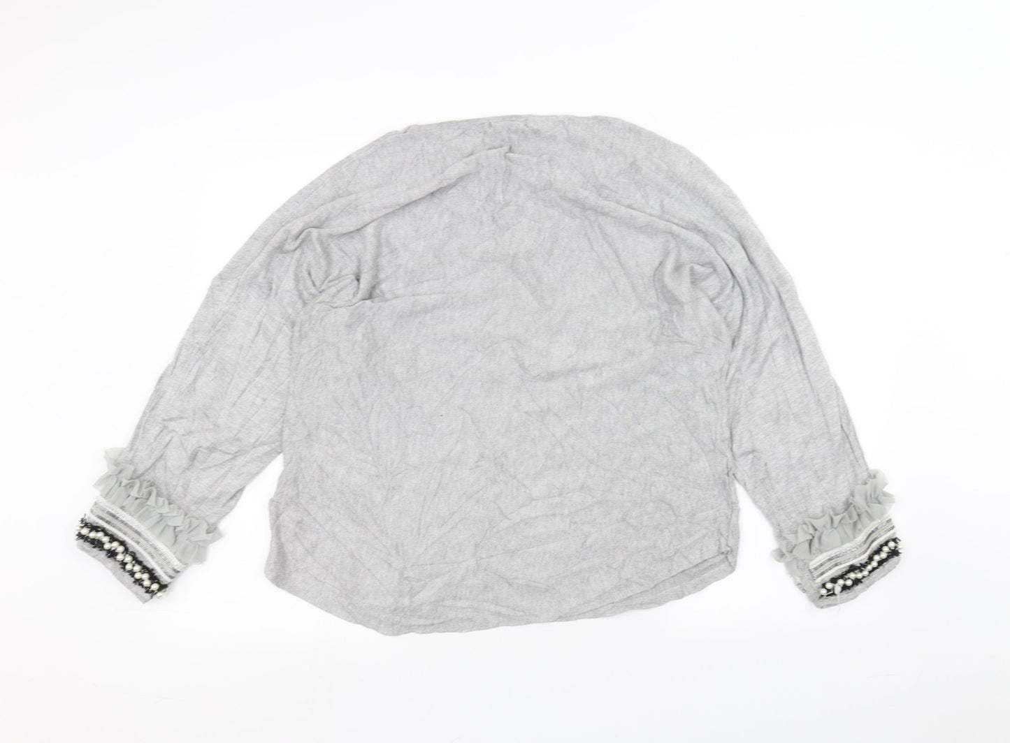 Womens UK Size One Size Millenium Grey Pullover Jumper