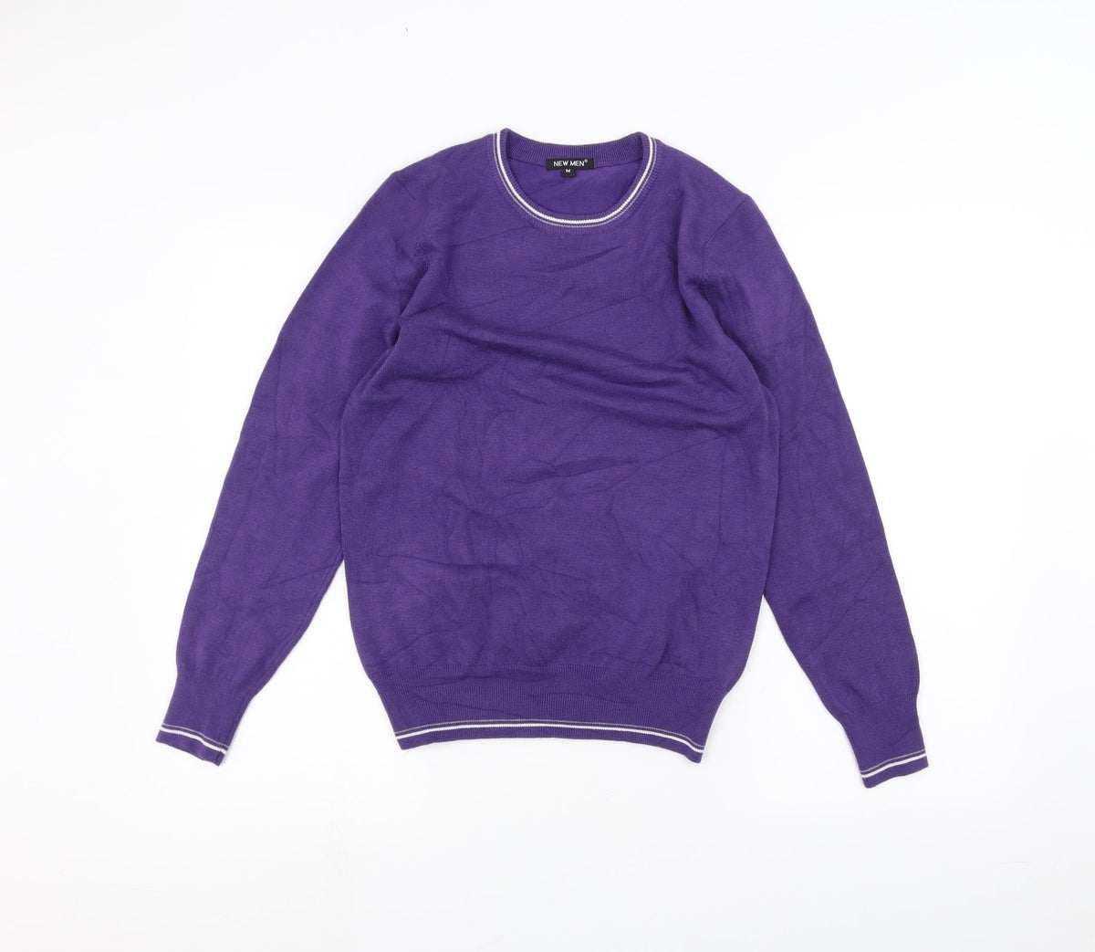 new men Mens Purple   Pullover Jumper Size M