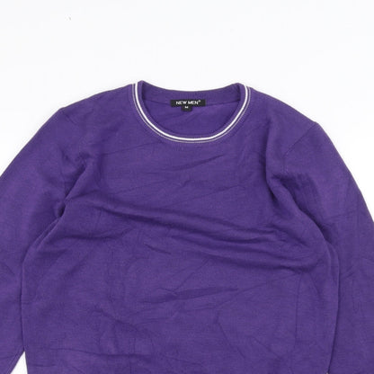new men Mens Purple   Pullover Jumper Size M
