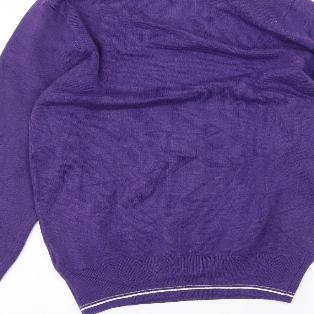 new men Mens Purple   Pullover Jumper Size M
