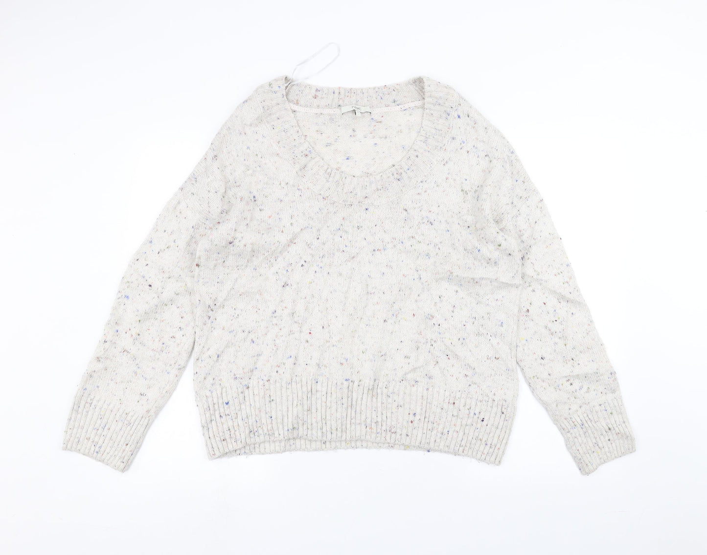 Womens UK Size 14 NEXT White Pullover Jumper