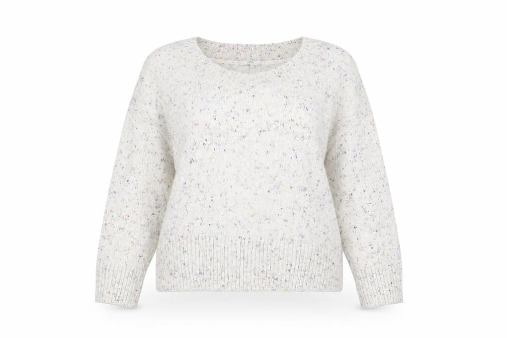 Womens UK Size 14 NEXT White Pullover Jumper